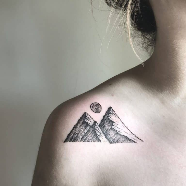 100 Adventurous Mountain Tattoos