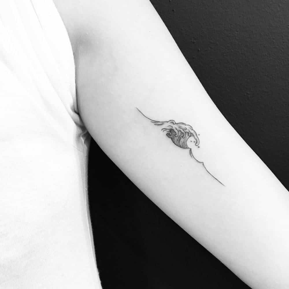 ocean arm tattoo