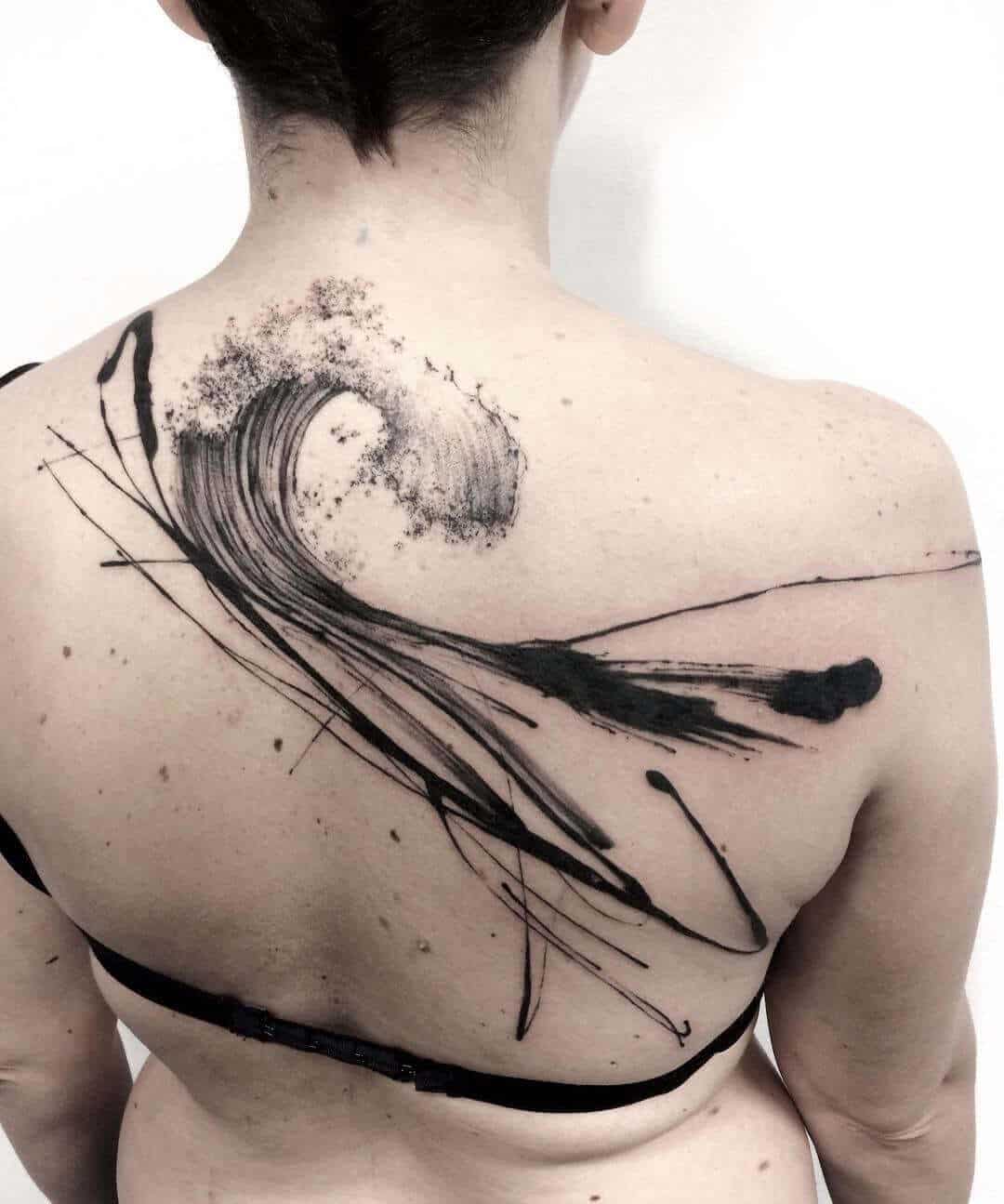 ocean back tattoo