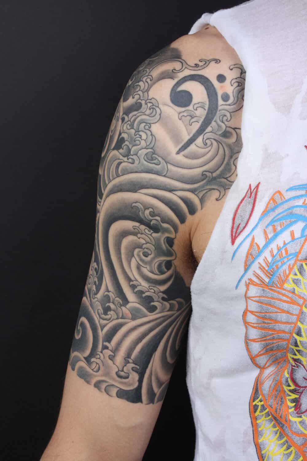 cool ocean sleeve tattoos