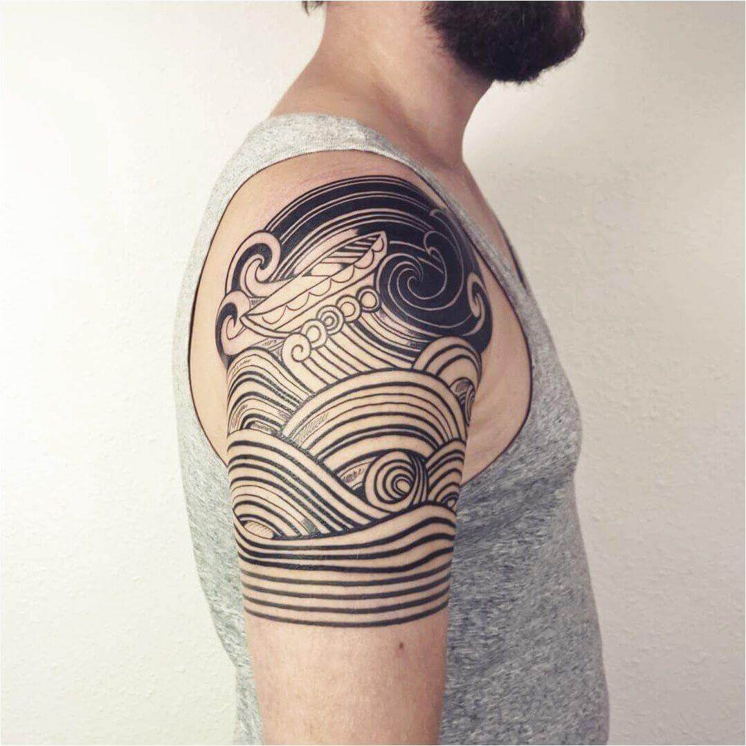 Ozean-Arm-Tattoo