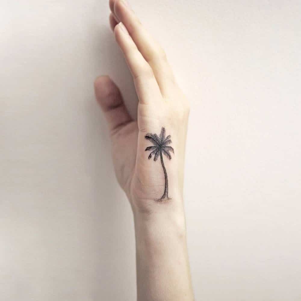 Top 9 Stupendous Palm Tree Tattoos for Women and Men