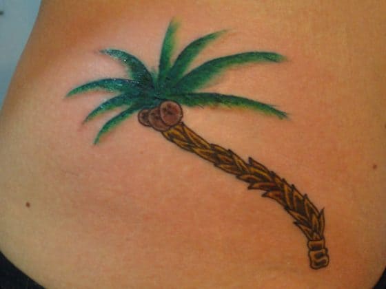 100 Inspirational Palm Tree Tattoos