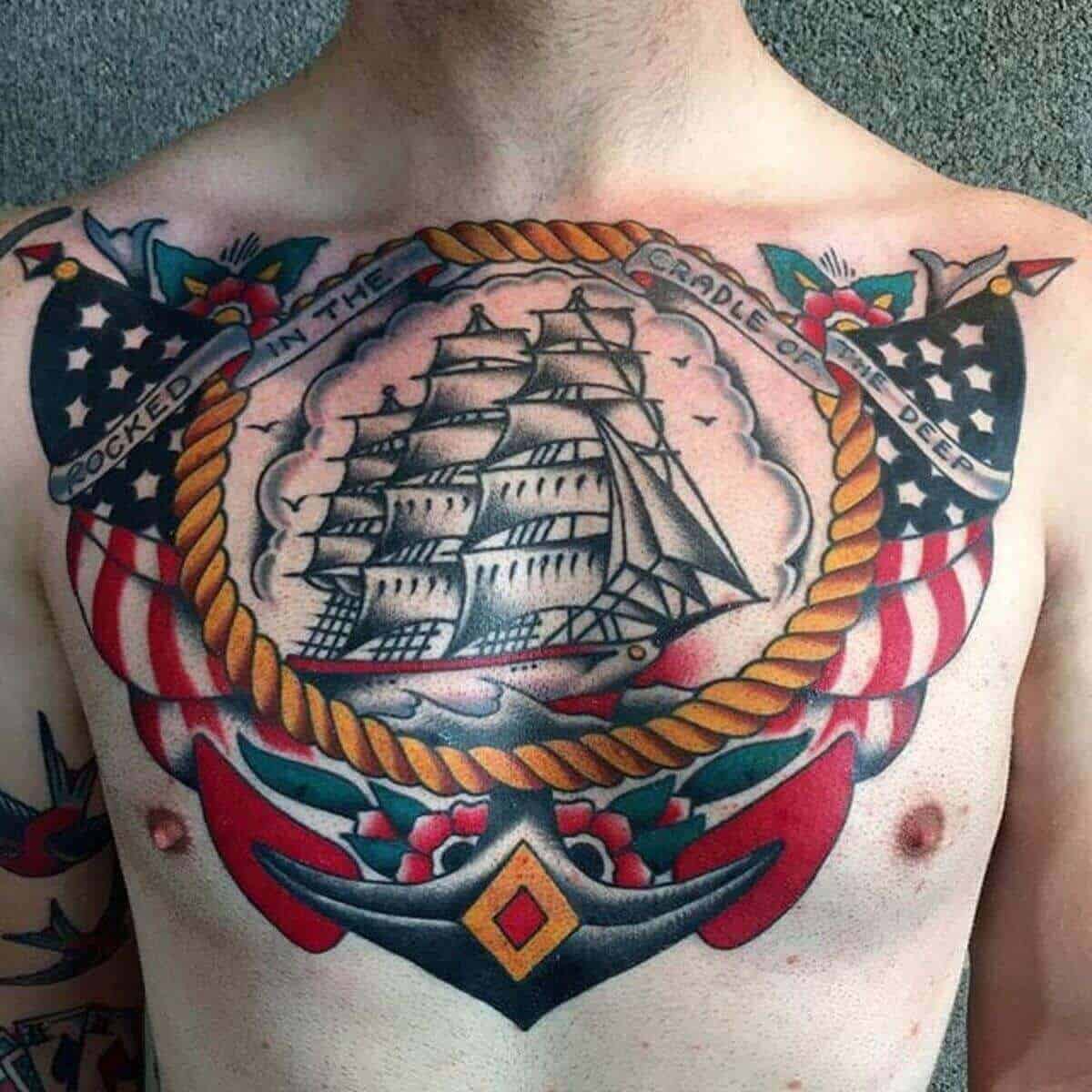 sailor jerry chest tattoo