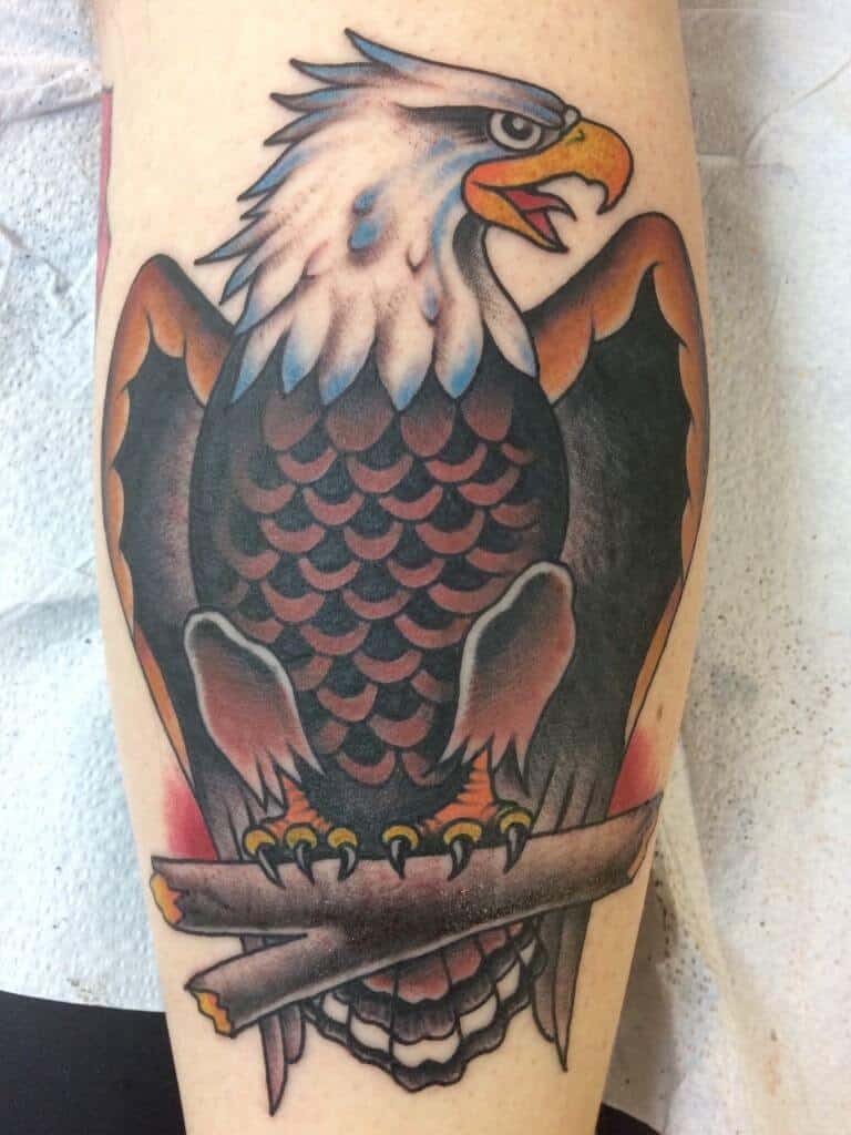 sailor jerry eagle tattoo