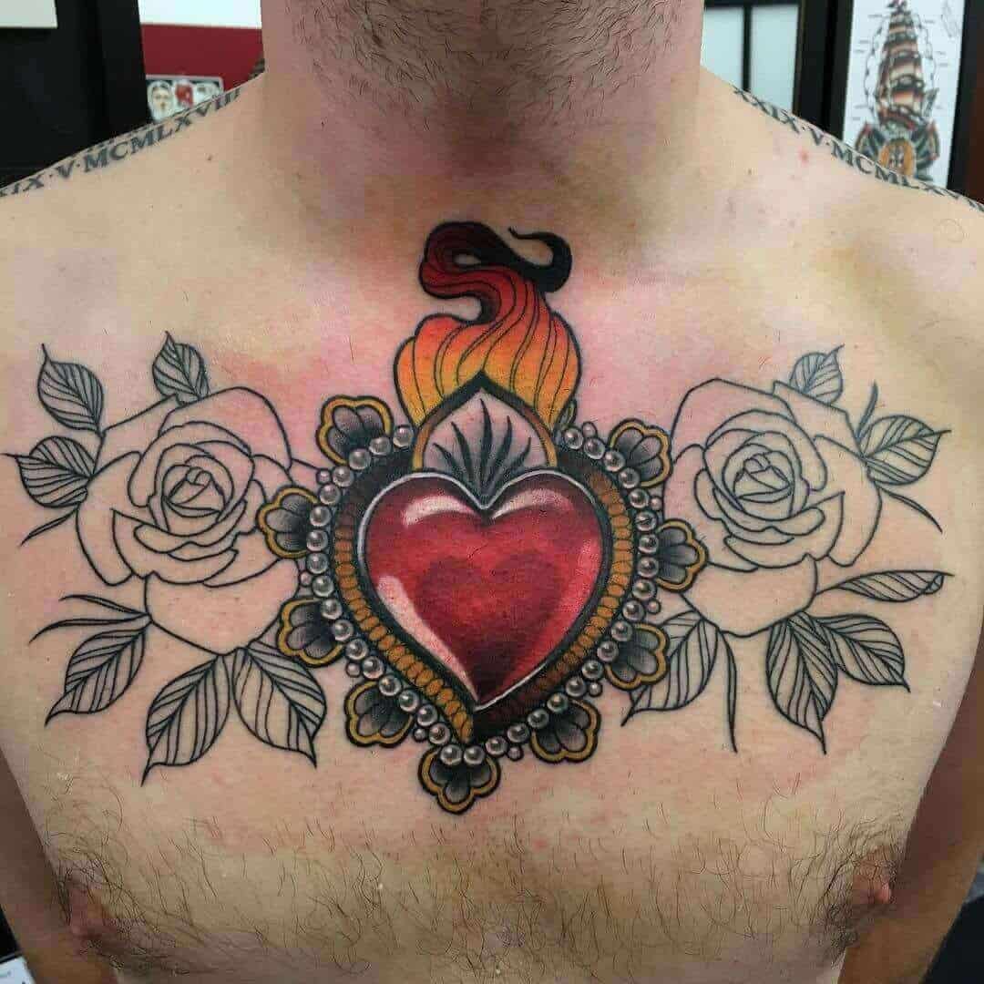 sailor jerry heart tattoo