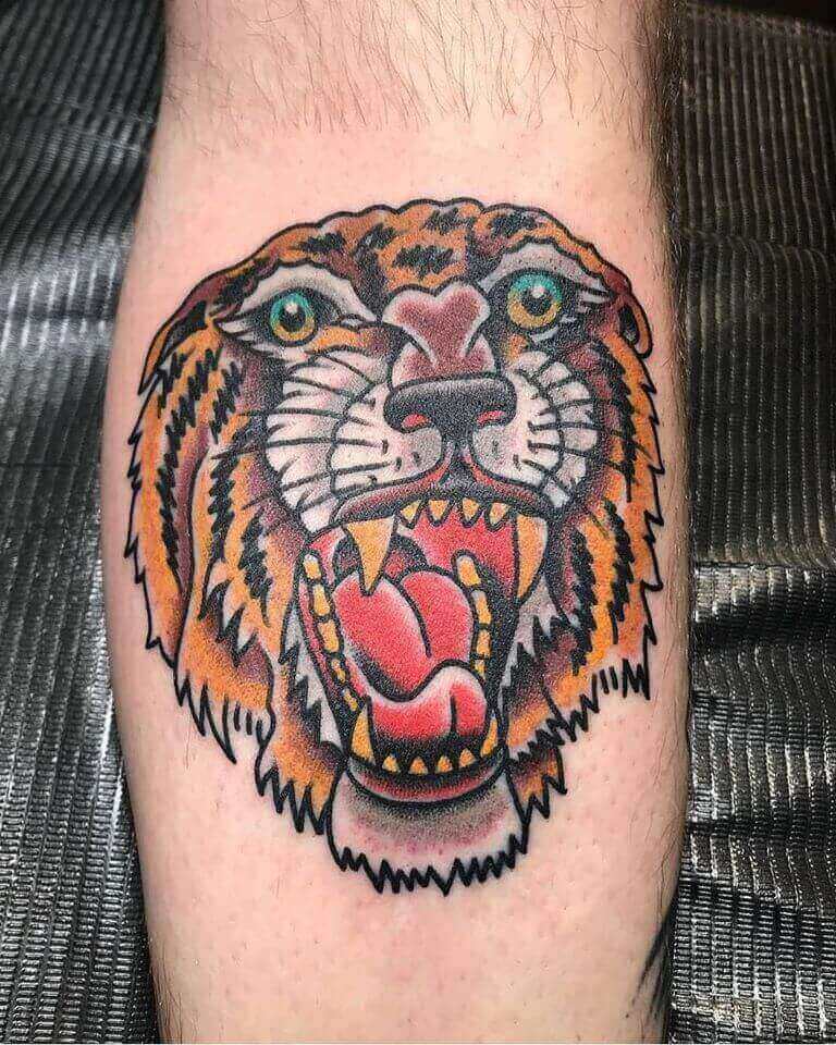 sailor jerry tiger tattoo