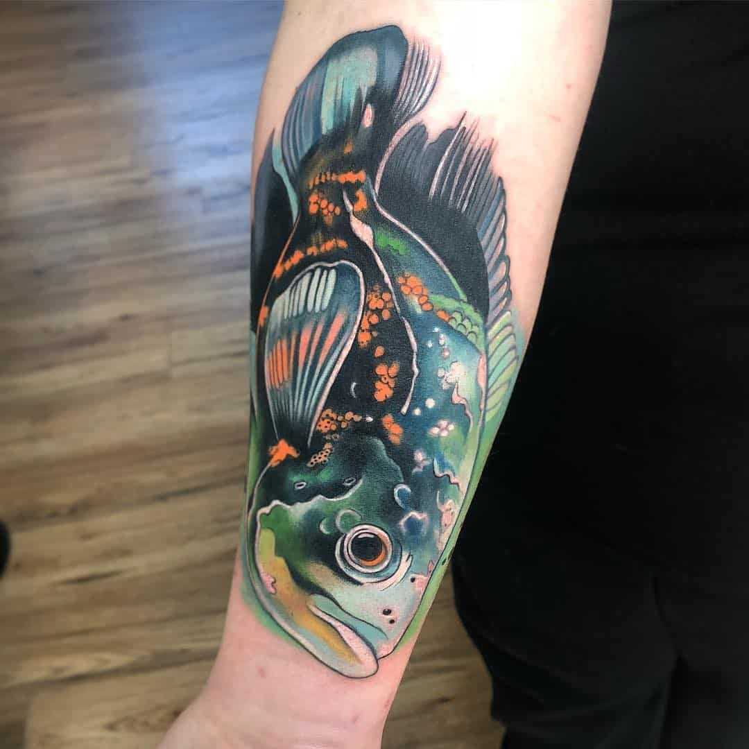 Meerestier Arm Tattoo