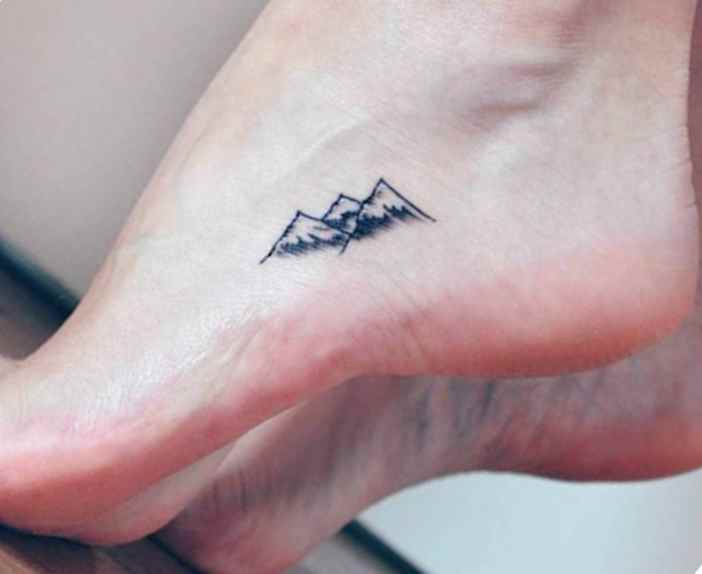 small mountain tattoo