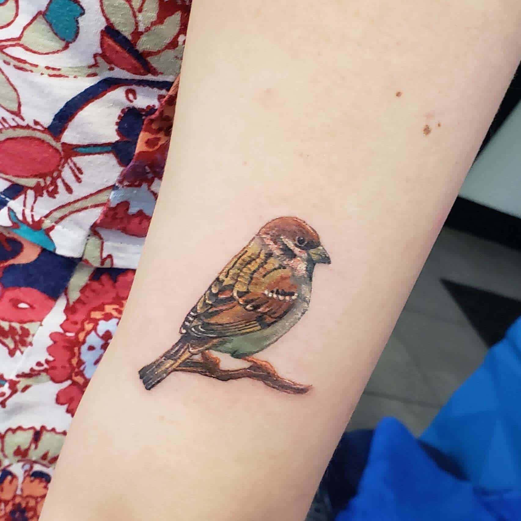 45 Impressive Sparrow Tattoo Ideas Tattoo Inspiration & Meanings