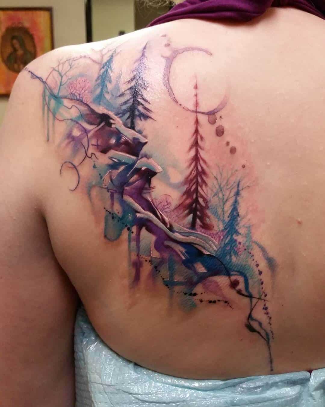 100 Adventurous Mountain Tattoos [Ultimate Picture Guide]