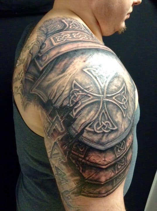 3d celtic tattoo on arm