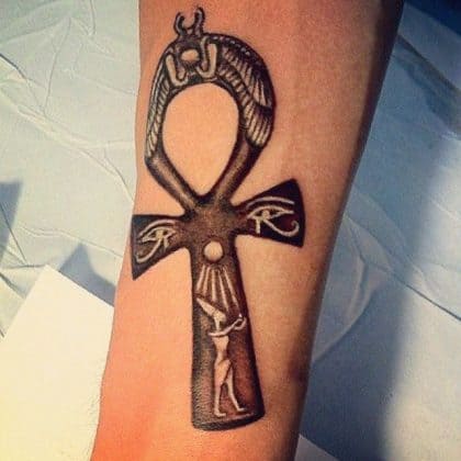 75 Awesome Ankh Tattoo Ideas