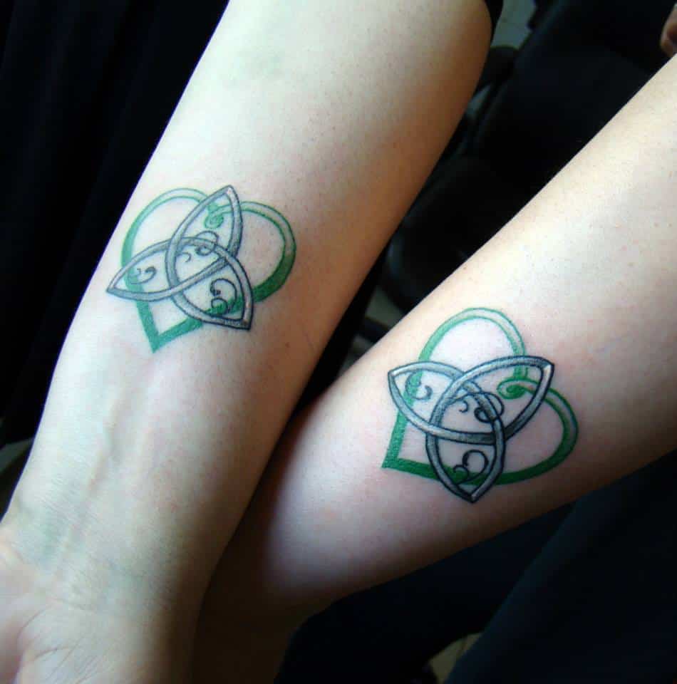 Celtic Style Couple Tattoos - Best Tattoo Ideas Gallery