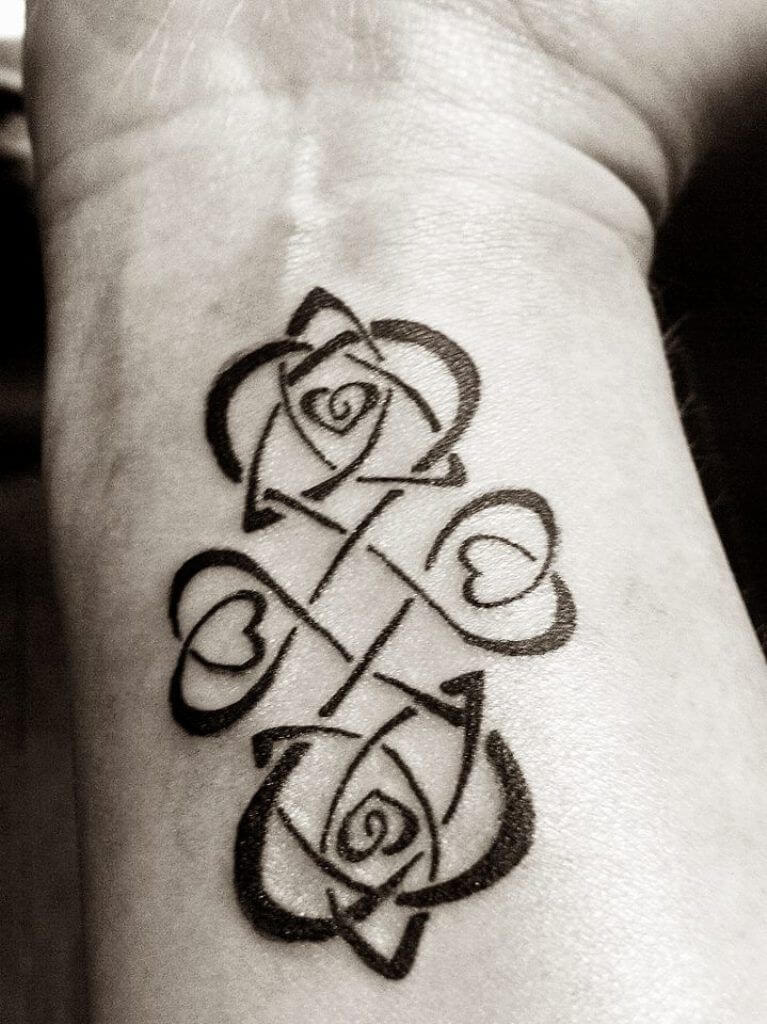 celtic wrist tattoo