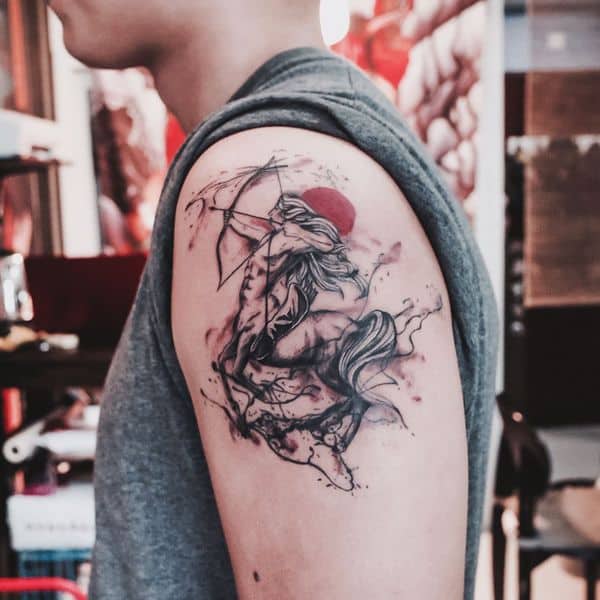 sagittarius ♐️ tattoo @ng.ringvean . . . . #sagittarius #zodiacsigns  #astrologicalsign #sign #archer #horseman #horoscope #astroworl... |  Instagram