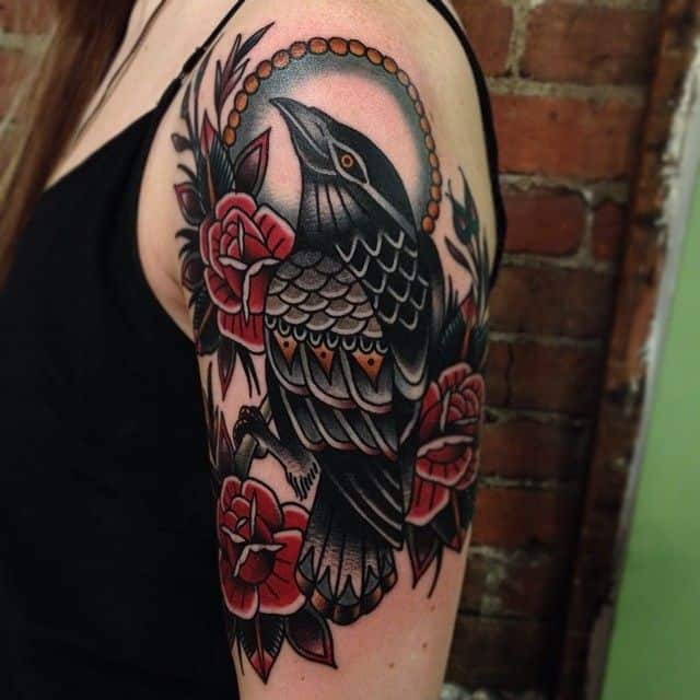 100 Inspirational Raven  Crow Tattoo Ideas