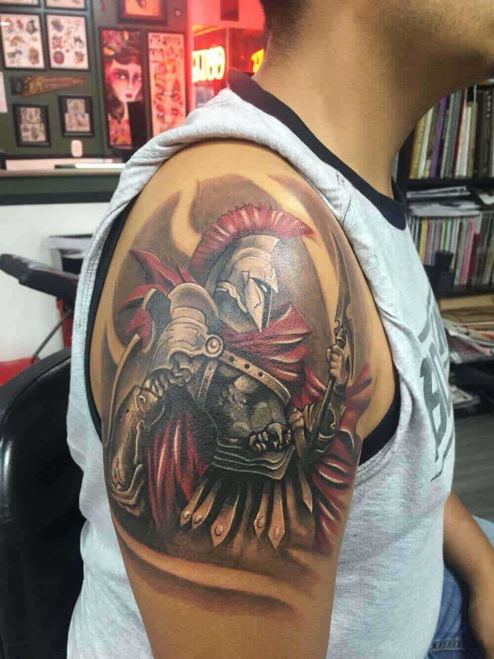 Velvet Alley Tattoo  God of War omega symbol done by Arky this week    Facebook