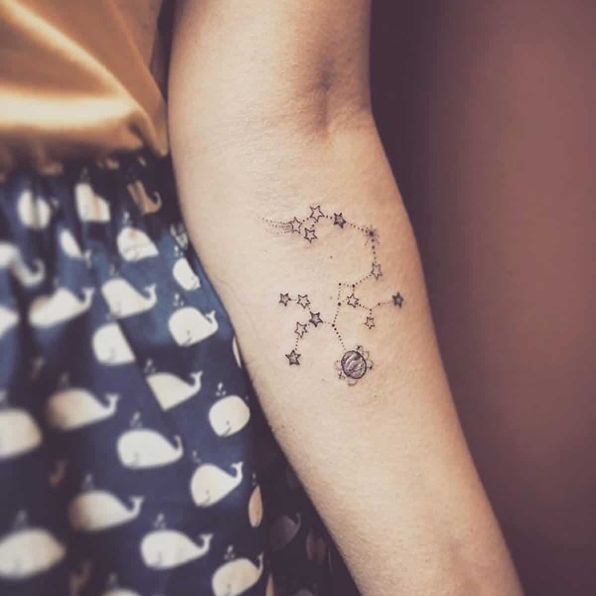 constellation sagittarius tattoo