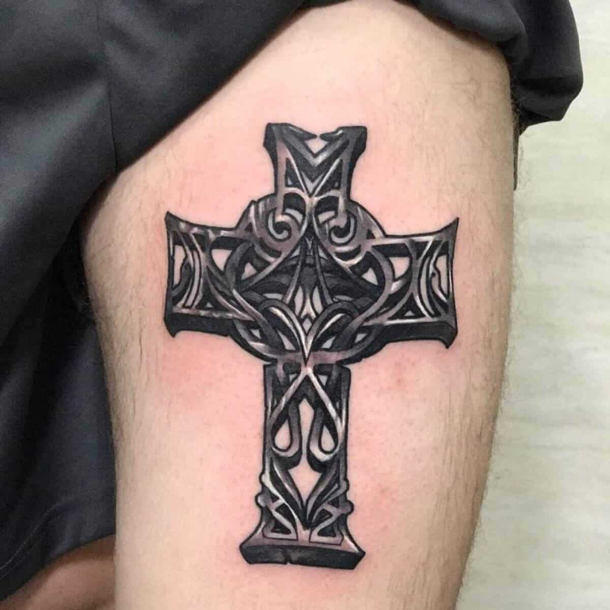 cross celtic tattoo