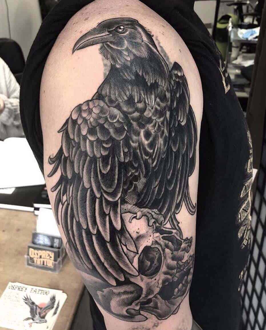 Raven Tattoos - Photos of Works By Pro Tattoo Artists | Raven Tattoos