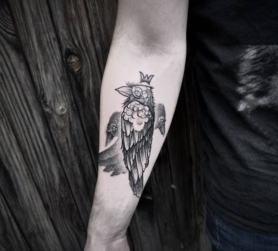 100 Inspirational Raven Crow Tattoo Ideas Ultimate Guide