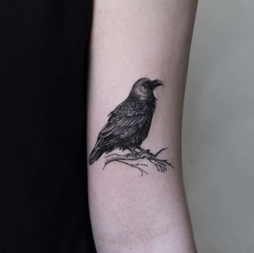 72 Raven Tattoos Meaning And Designs