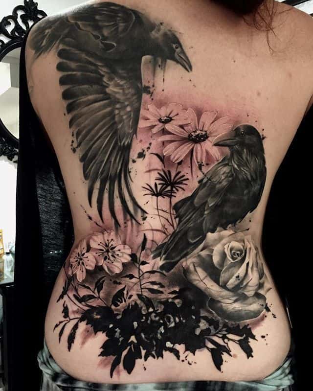 Tattoo tagged with Derek Noble raven  inkedappcom