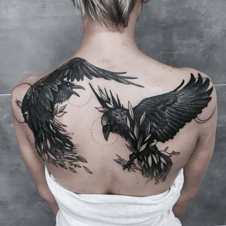 100 Inspirational Raven Crow Tattoo Ideas Ultimate Guide