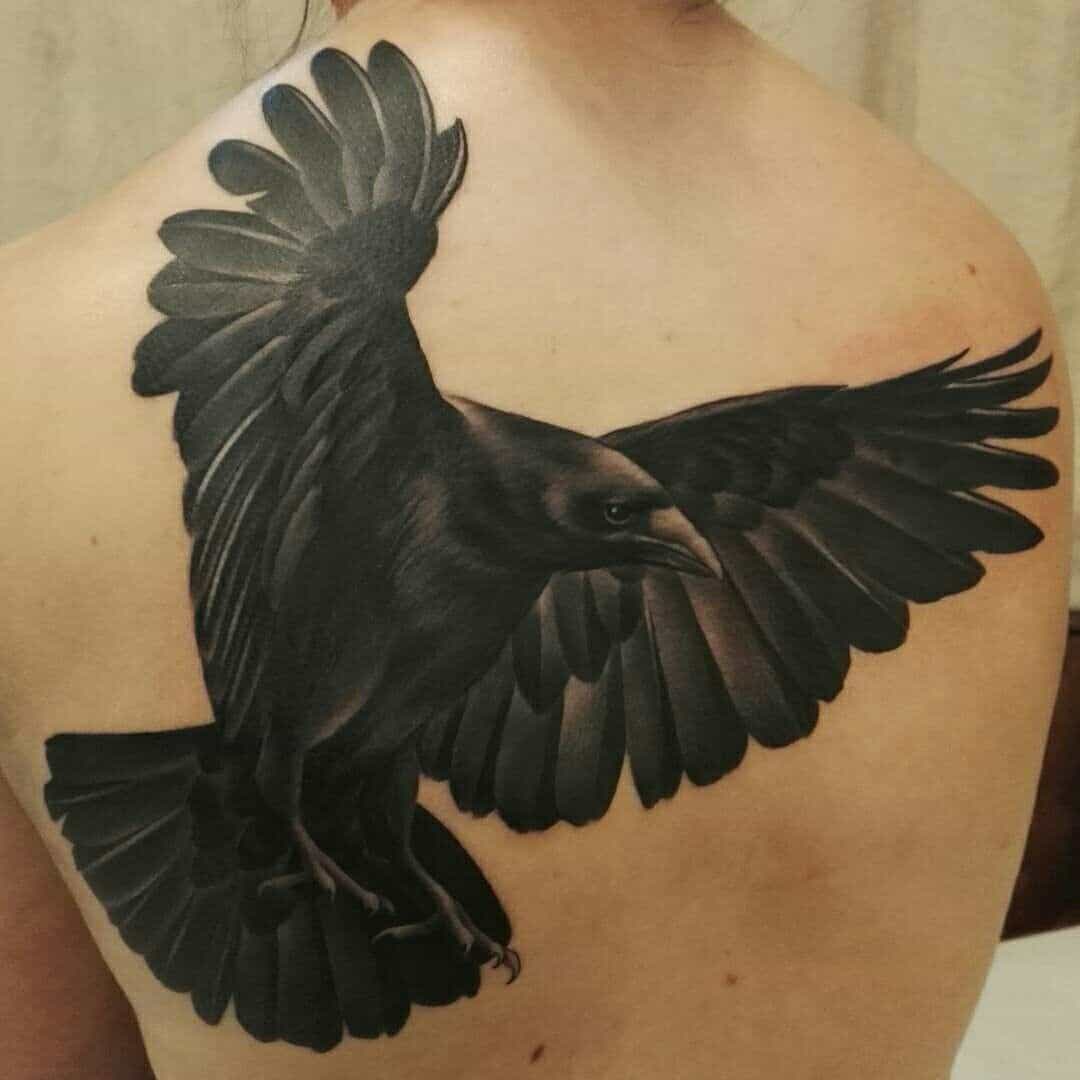 100 Inspirational Raven & Crow Tattoo Ideas Ultimate Guide