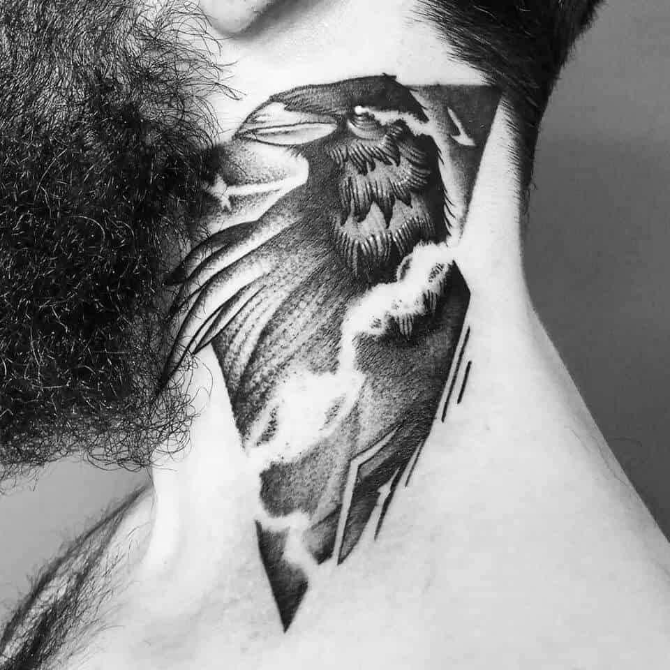 Armoury Custom Tattoo  Not for the fainthearted Eagle on the neck by  Kris wwwinstagramcomkriskrosstattoo wwwartattoocouk  Facebook