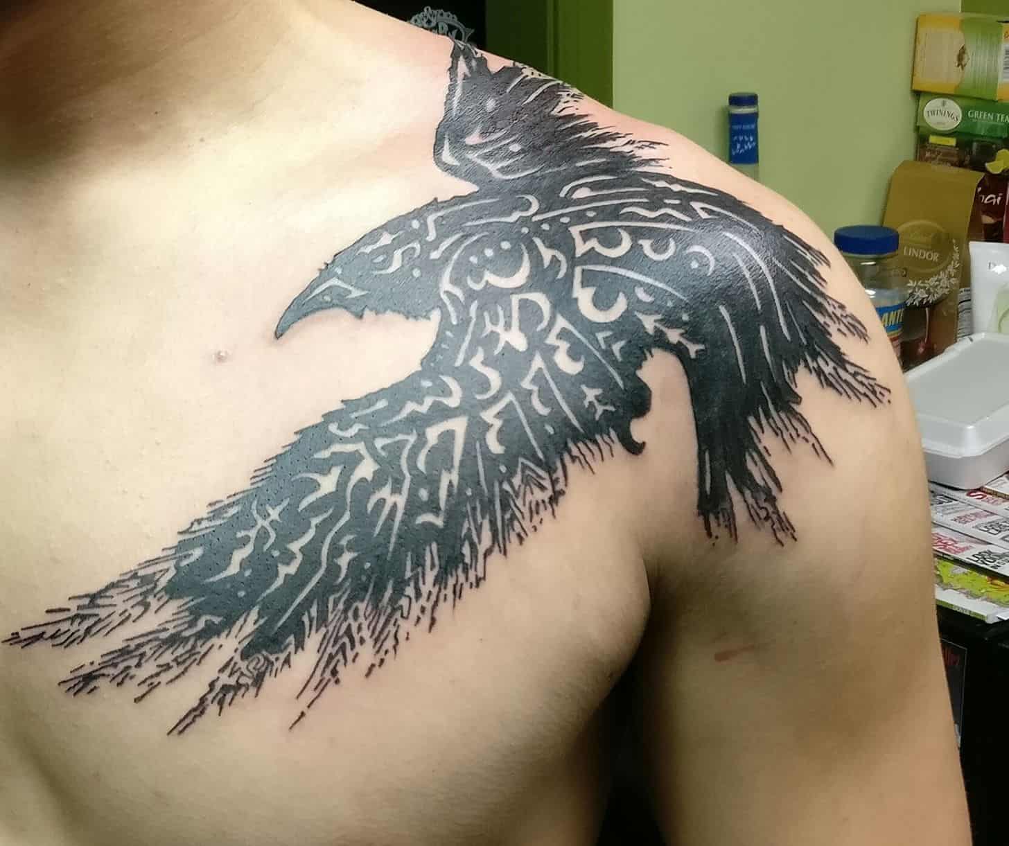 100 Inspirational Raven & Crow Tattoo Ideas Ultimate Guide