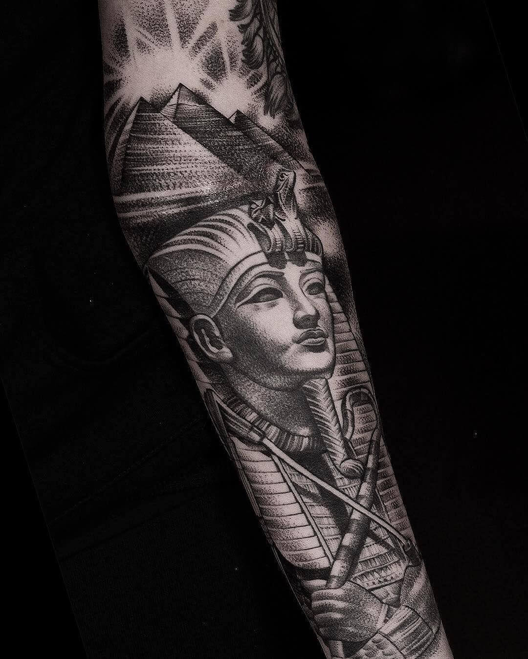 Pharaoh Tattoo Sleeve