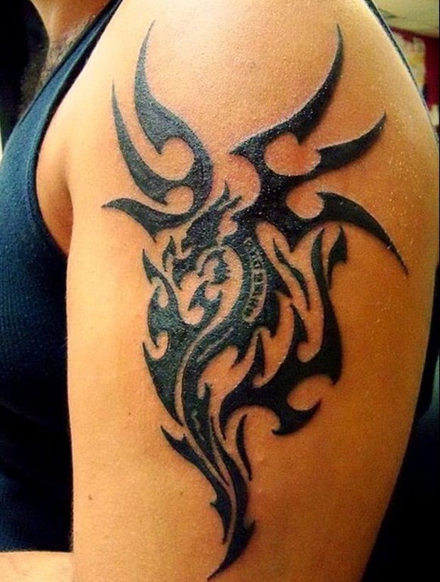 dragon celtic tattoo