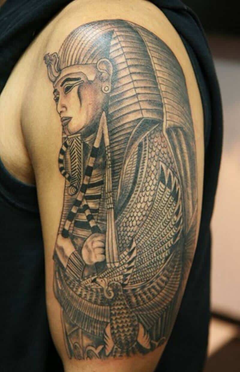 Beautiful Egyptian Pharaoh done by guest artist @elelamb_tattoo | By Dark  Age Tattoo StudioFacebook