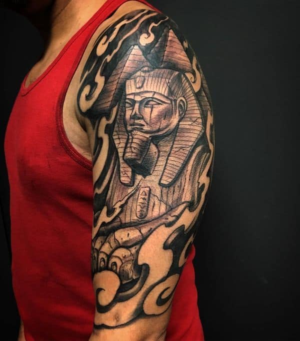 egyptian arm tattoo