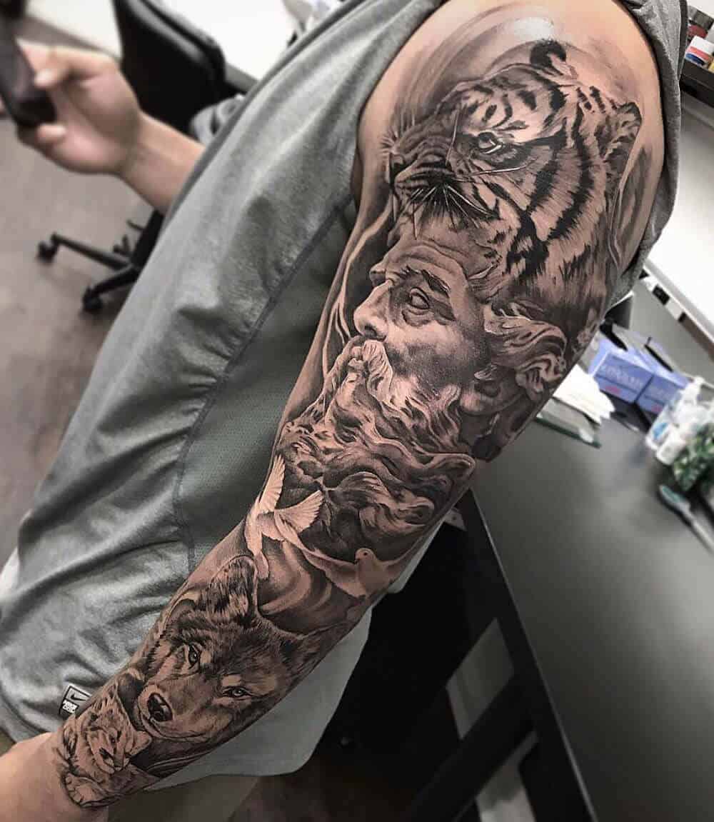 ares god of war tattoo