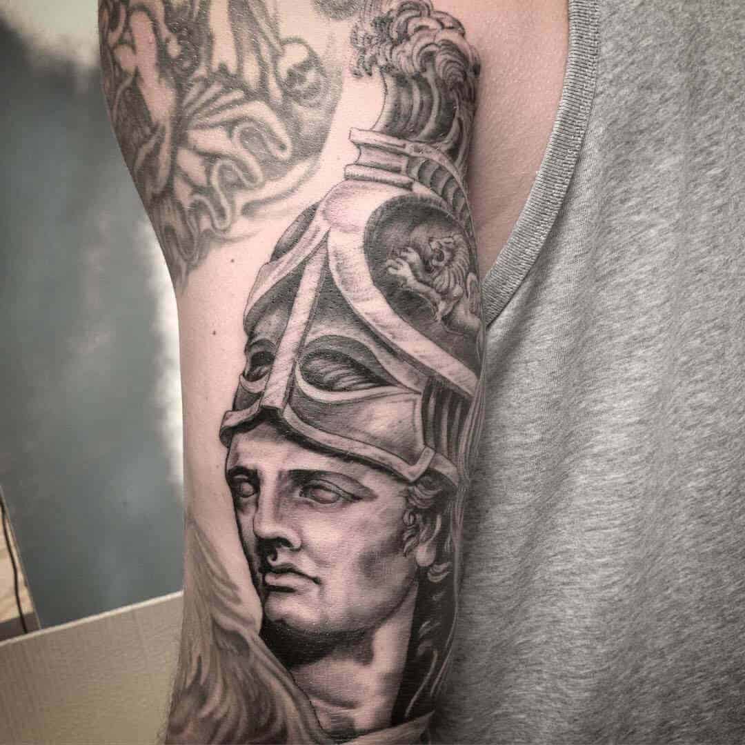 ares god of war tattoo