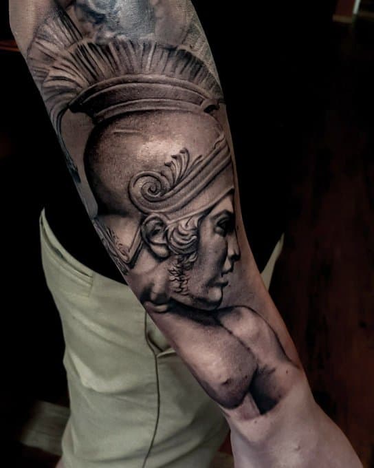 god of war arm tattoo