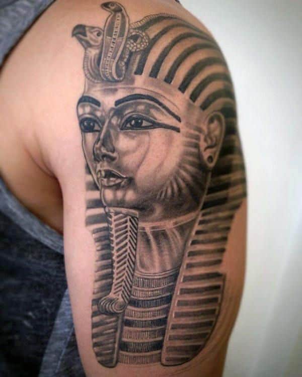 pharaoh egyptian tattoo