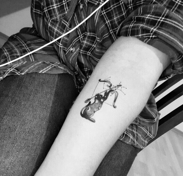 sagittarius arm tattoo