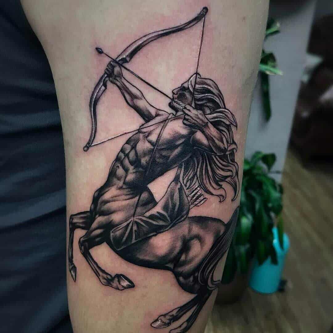 sagittarius tattoo on arm