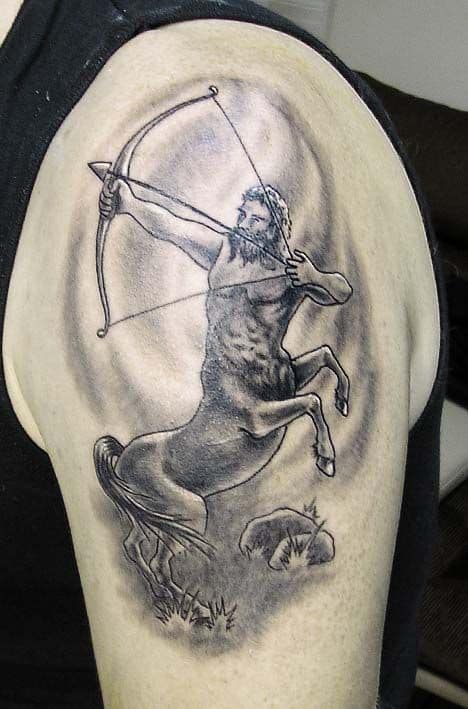sagittarius tattoo on arm