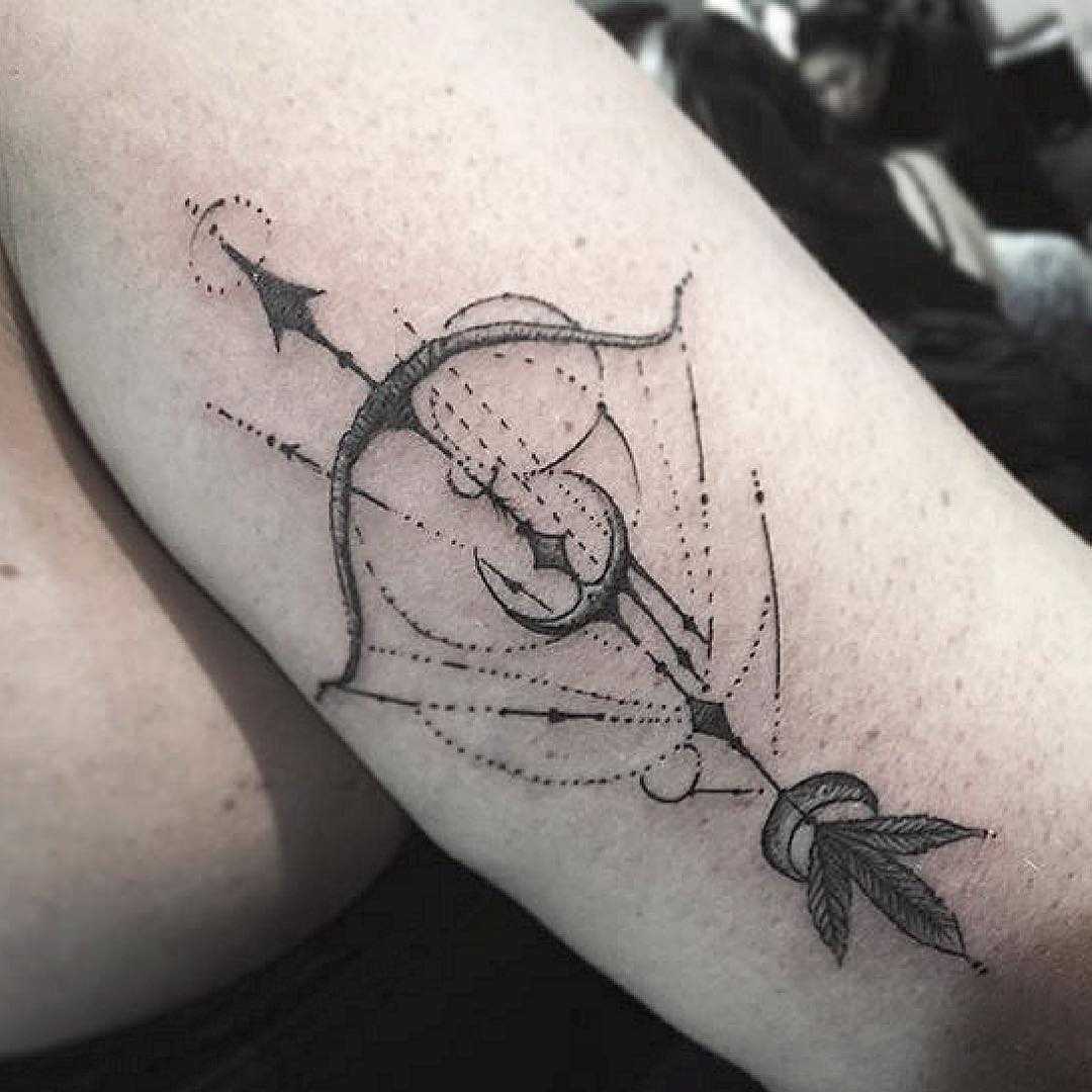 sagittarius arm tattoo
