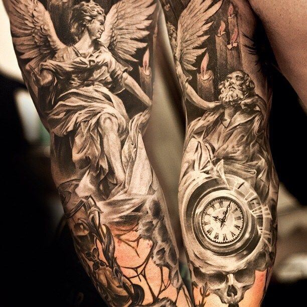 95 Best Saint Michael Tattoos Designs  Meanings 2019