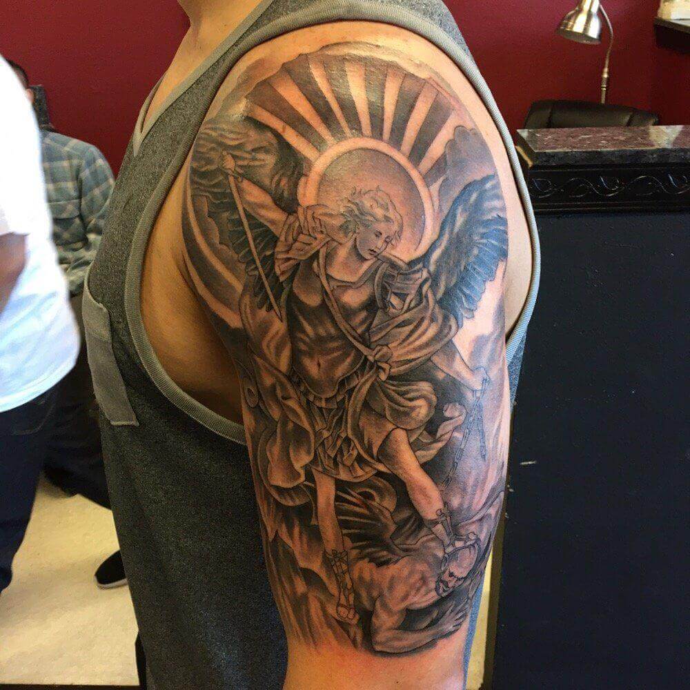 100 Saint Michael Tattoos That You Shouldnt Miss