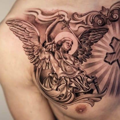 100 Saint Michael Tattoos That You Shouldn’t Miss!