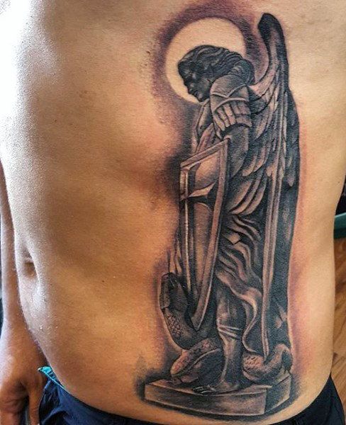 8 Powerful & Protective Archangel Michael Tattoos • Tattoodo