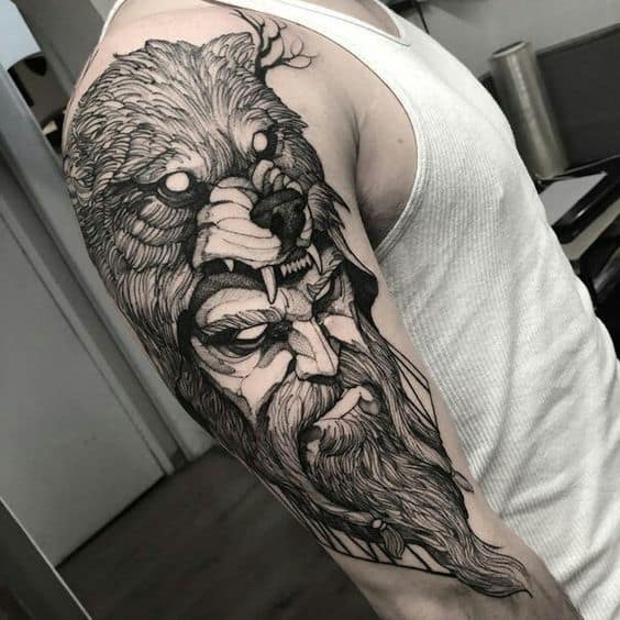 viking berserker tattoo