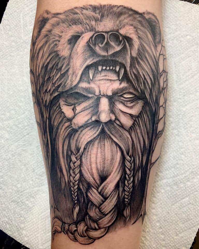 viking berserker tattoo